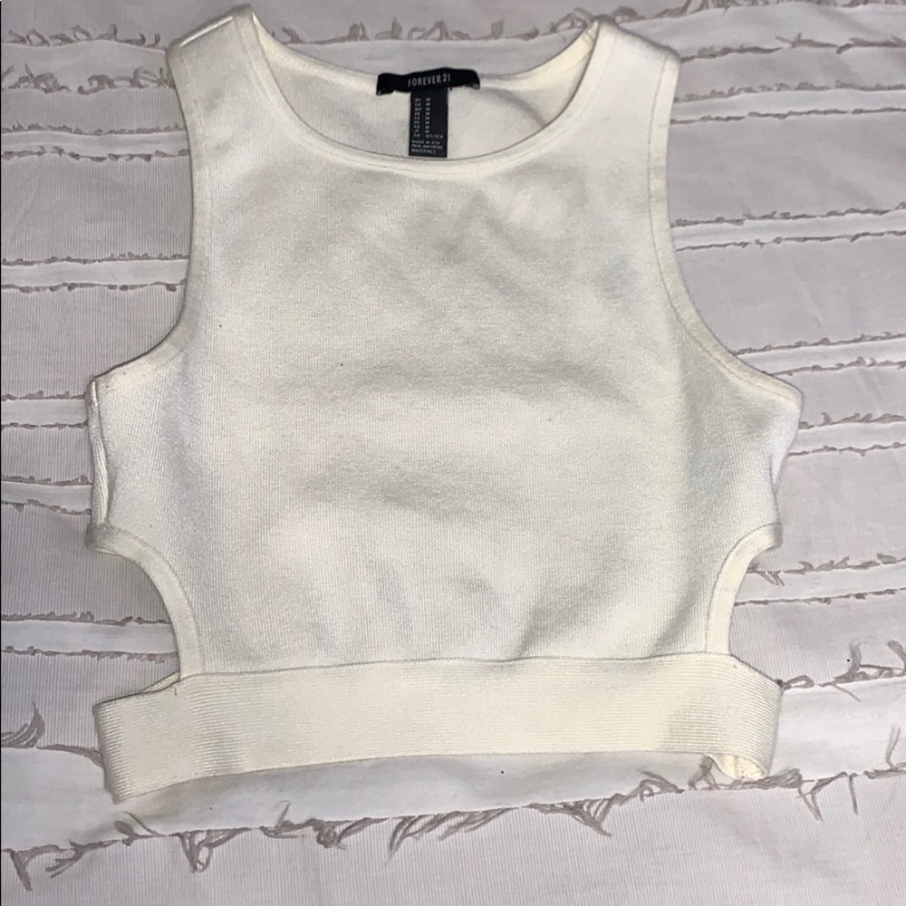 White dressy tank top